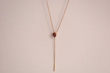 Women | Spinel Stillwater Lariat | 14k Rose Gold - Red Spinel