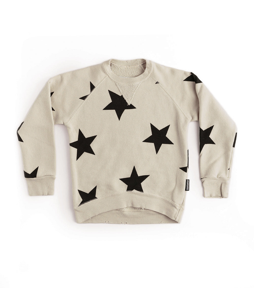 Kid | Star Sweatshirt | Natural
