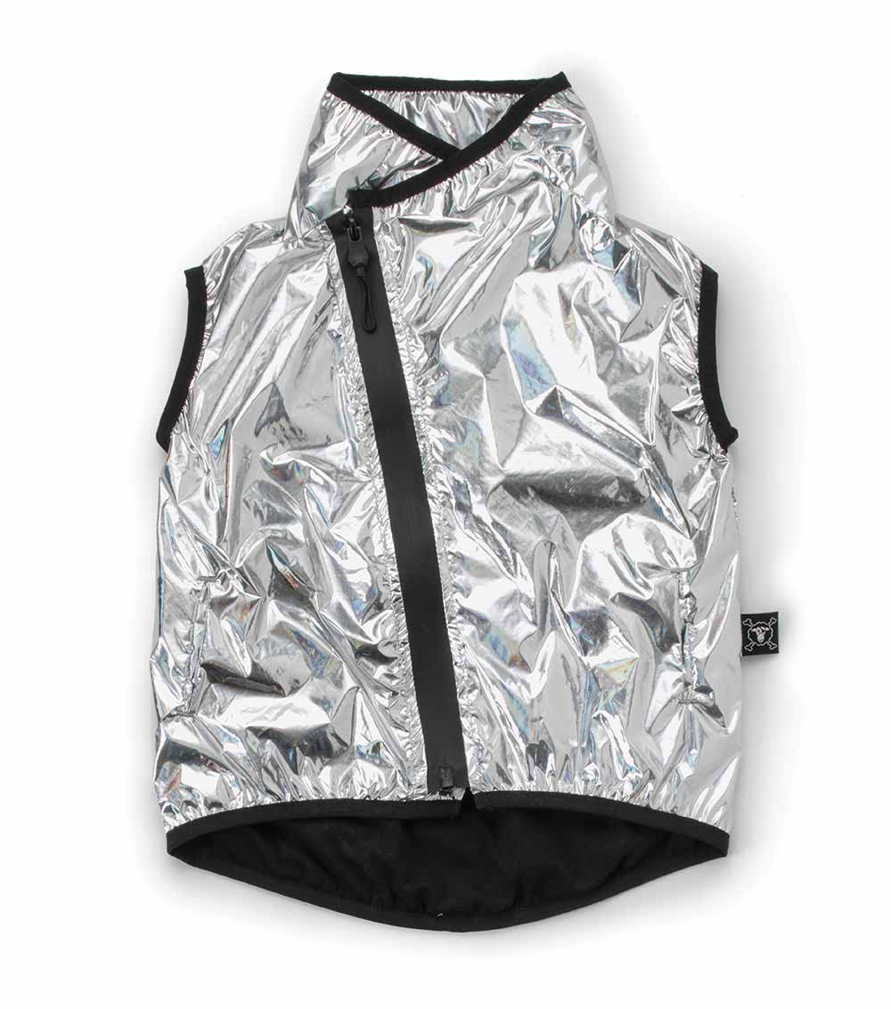 Kid | Nylon Vest | Silver