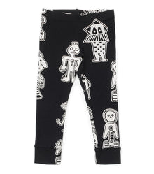 Kid | Tribal Dancers Leggings | Black (V2)