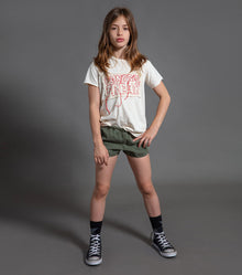 Kid | Embroidered T-Shirt | Natural