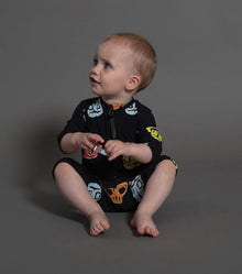 Kid | Rowdy Masks Bodysuit | Colorful Black
