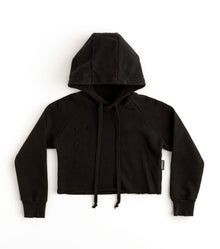 Kid | Distressed Hoodie | Black