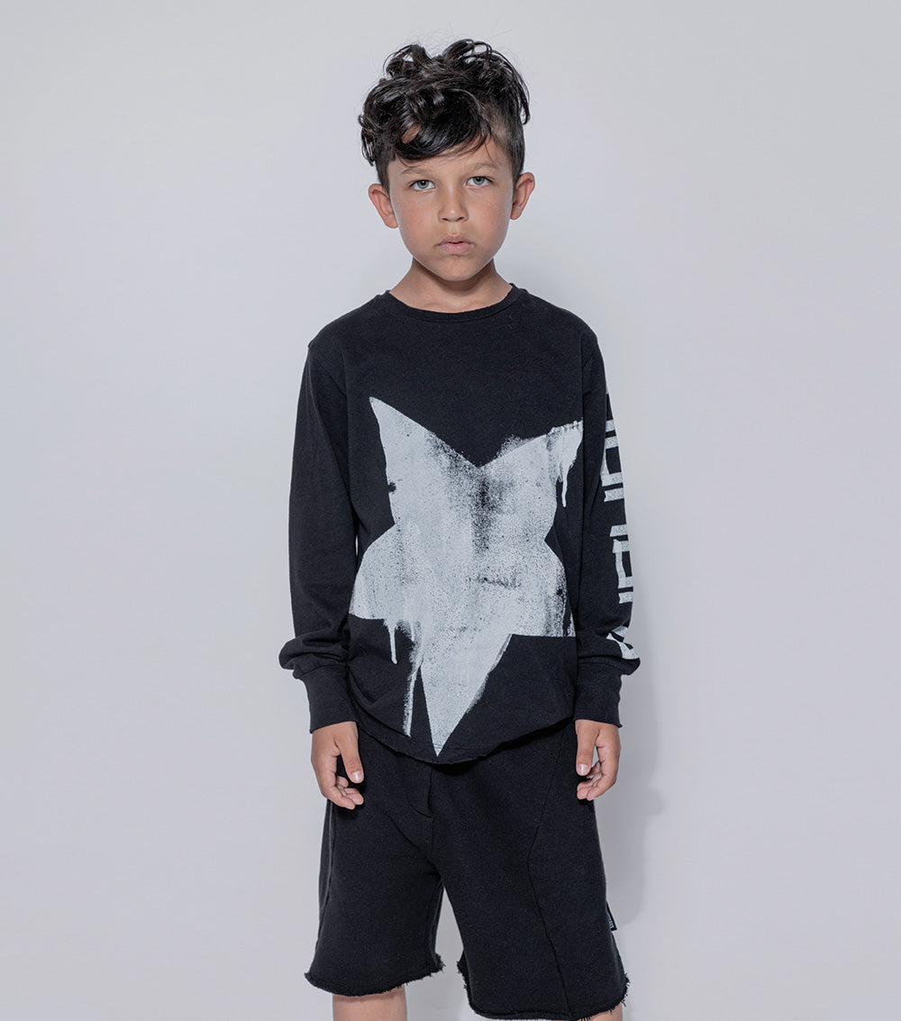 Kid | Solid Sweatshorts | Black