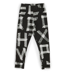Kid | Masking Tape Leggings | Black