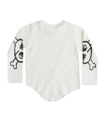 Kid | Peeking Skull Shirt | White