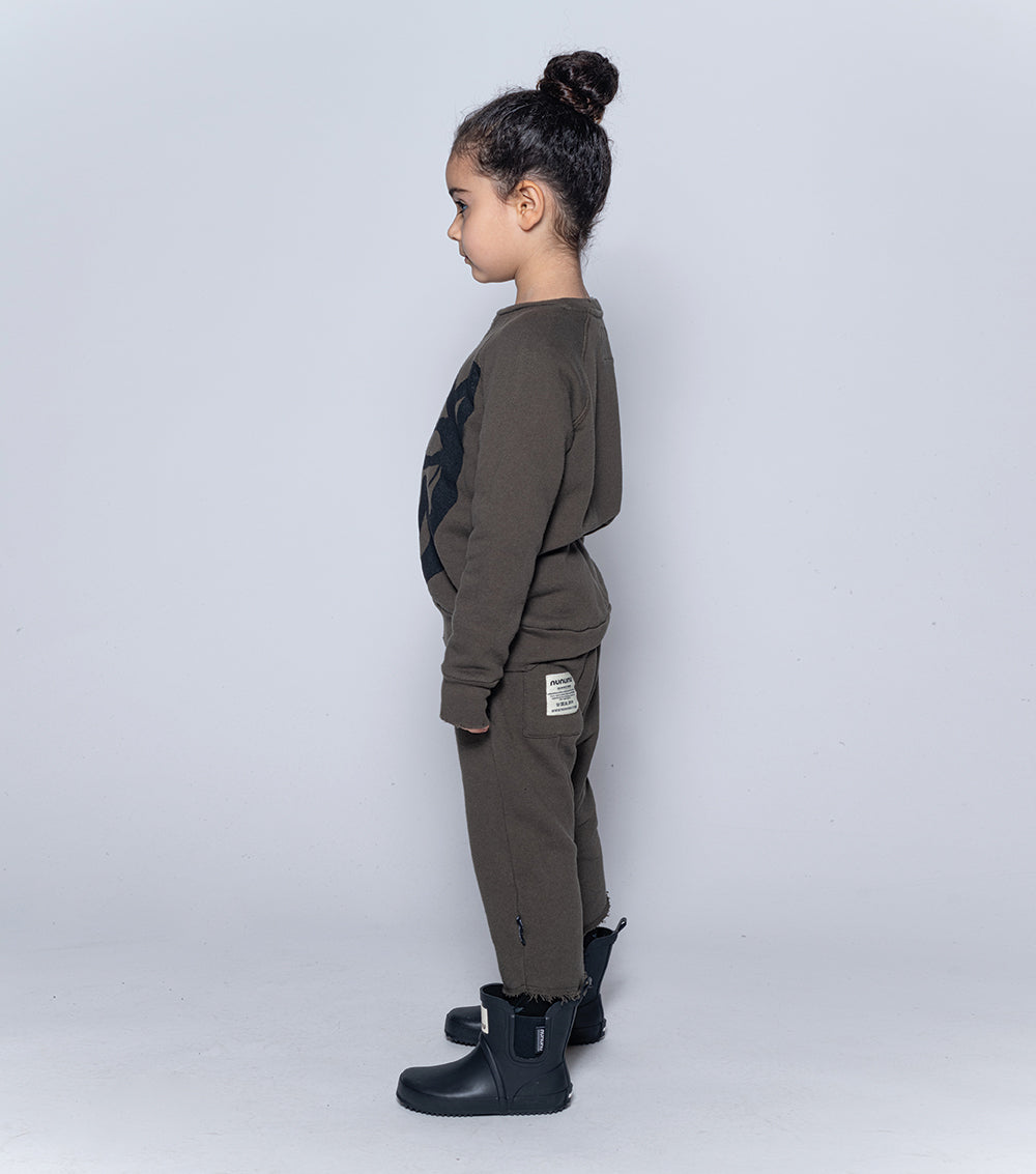 Kid | Skull Patch Smart Pants | Olive