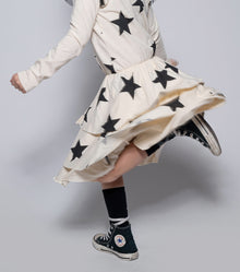 Kid | Star Multi Layered Dress | Natural