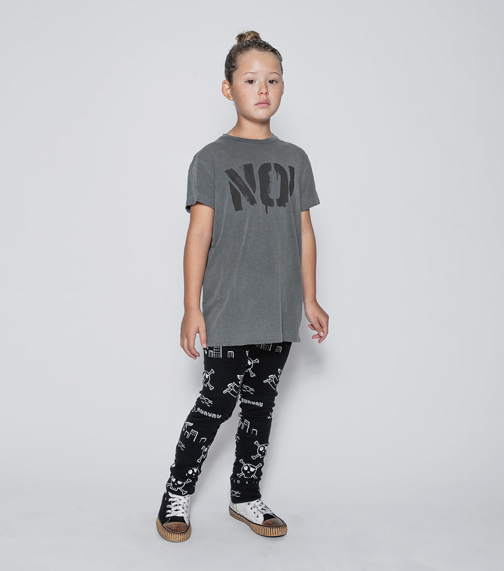 Kid | No! T-Shirt | Vintage Grey