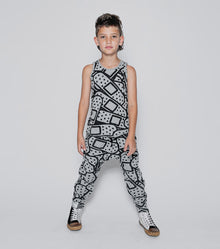 Kid | Bandaid Tank Top | White