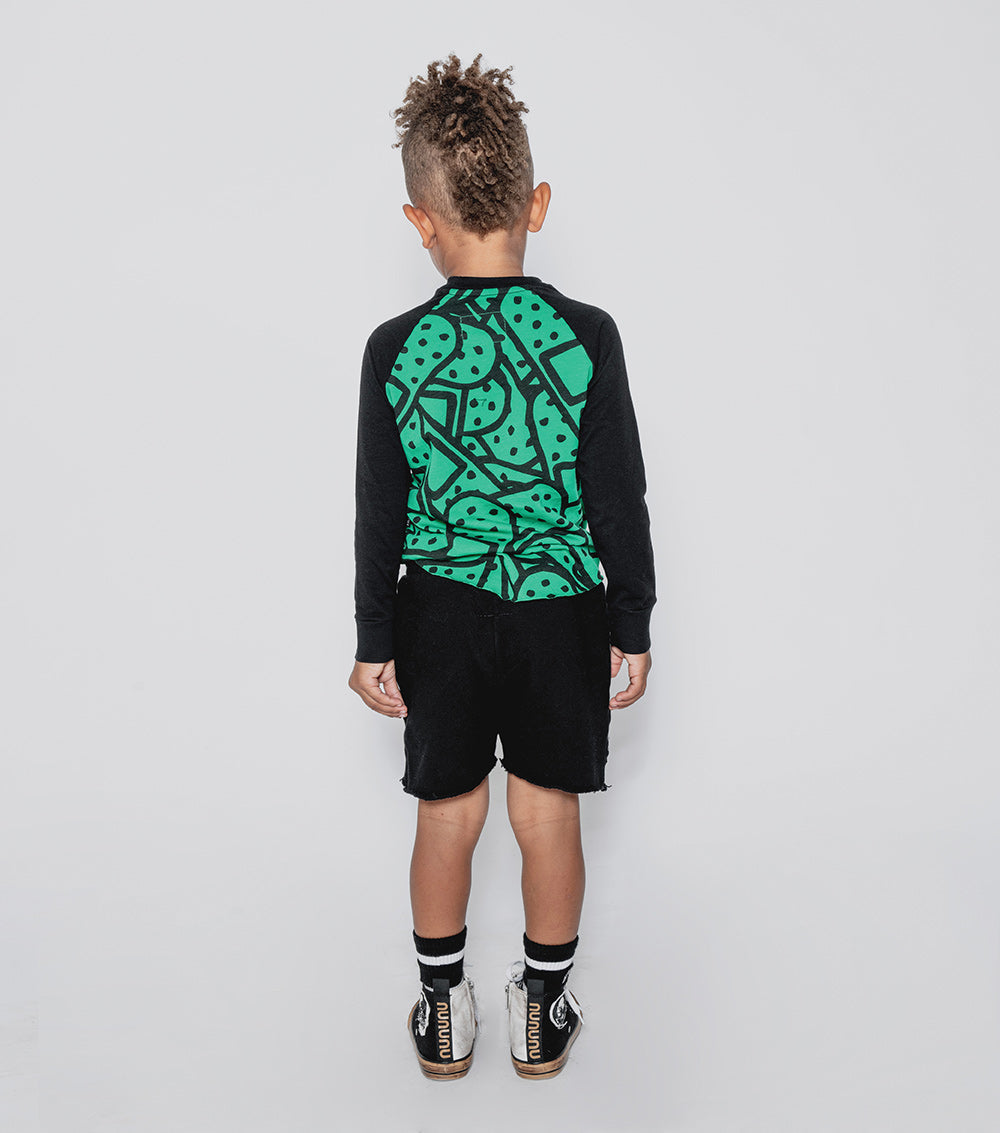 Kid | Bandaid Baseball Shirt | White