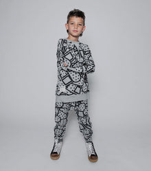 Kid | Bandaid Sweatshirt | Heather Grey