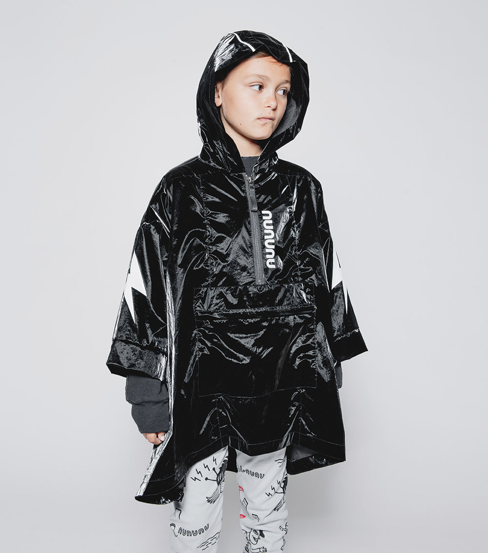 Kid | Rain Poncho | Black