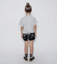 Kid | En Route Yoga Shorts | Ice Grey