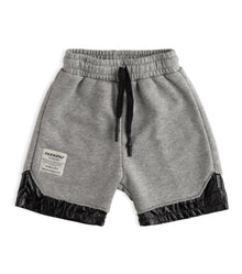 Kid | Training Shorts | Heather Grey x Black