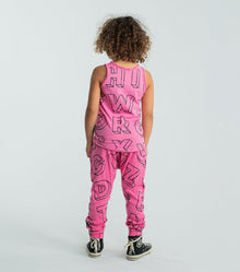 Kid | A-Z Tank Top | Black