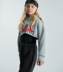 Kid | Kooky Monster Mini Hoodie | Black