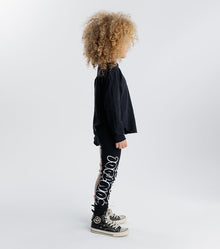 Kid | Dizzy Skull Patch Shirt | Black