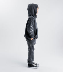 Kid | Extra Cozy Hoodie | Washed Graphite