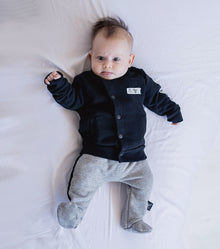 Newborn | Melting Masks Cardigan | Black