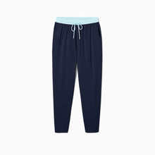Modal French Terry Long House Shorts | Navy/Mint