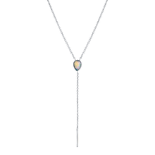 Women | Opal Stillwater Lariat | 14k White Gold