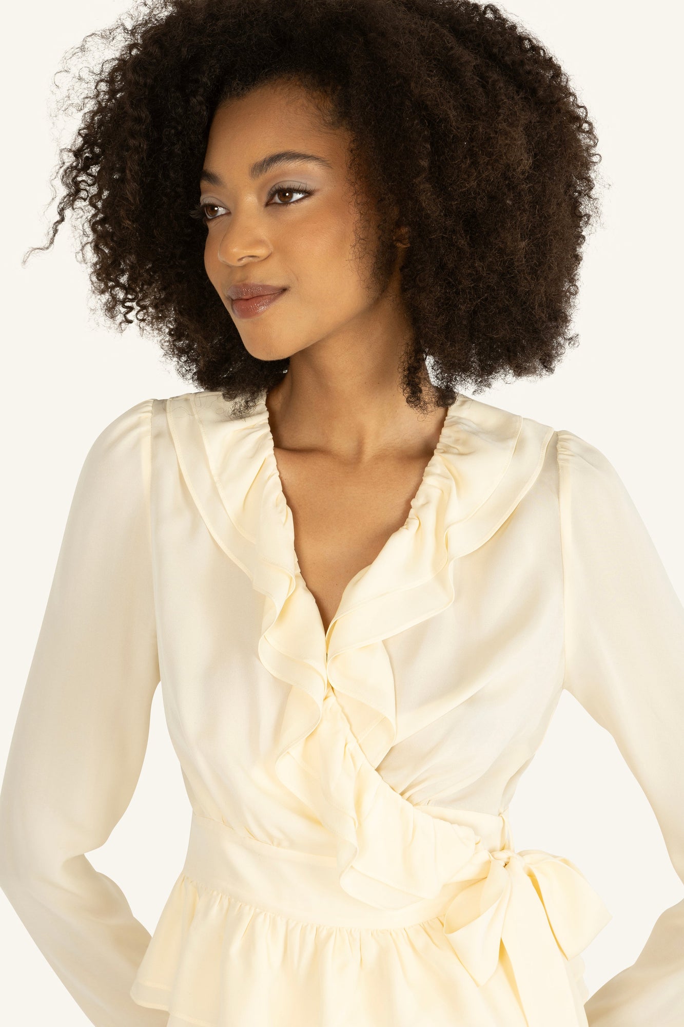 Noelle Blouse | Creme