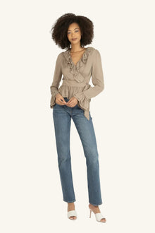 Noelle Blouse | Taupe