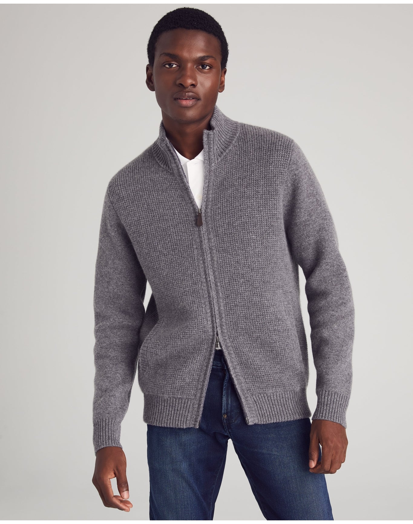 Nomad1942 | Men | Amsterdam Zip Sweater | Flannel