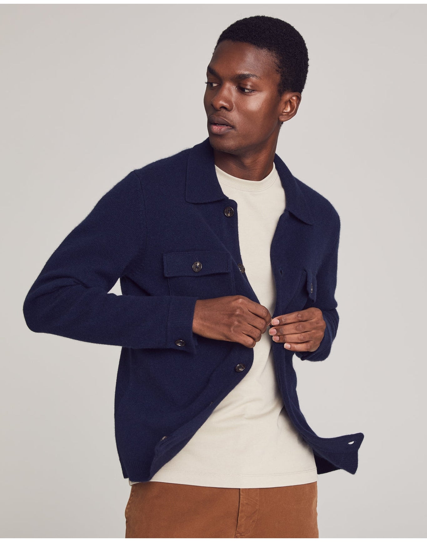 Nomad1942 | Men | Bruckner Shirt Jacket | Midnight