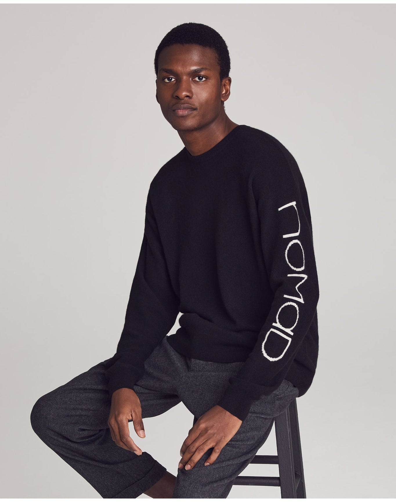 Nomad1942 | Men | Dawson Intarsia Crew | Black