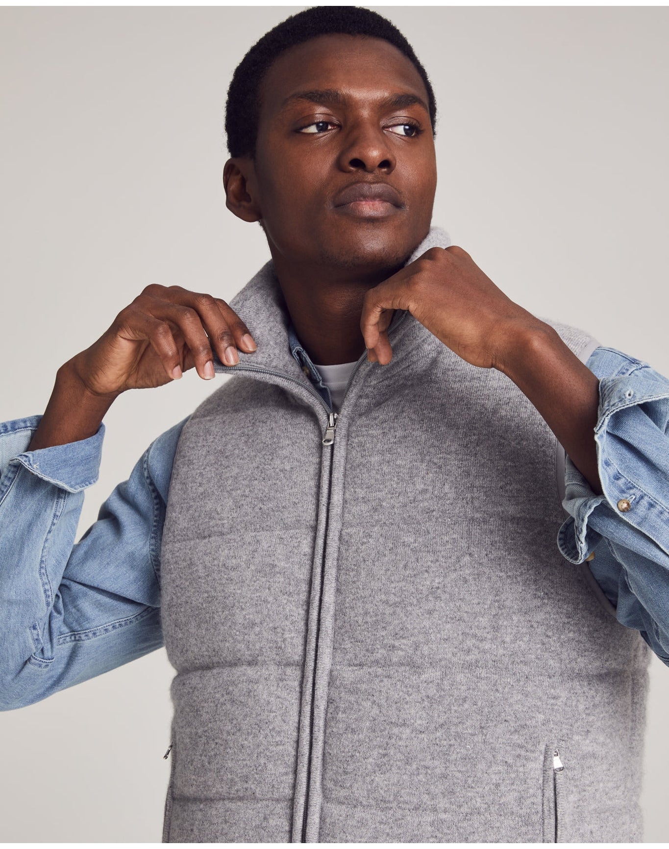 Nomad1942 | Men | Fordham Quilted Vest | Cobblestone