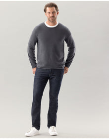 Nomad1942 | Men | Men's Crewneck Sweater - Jewel Tones | Asphalt
