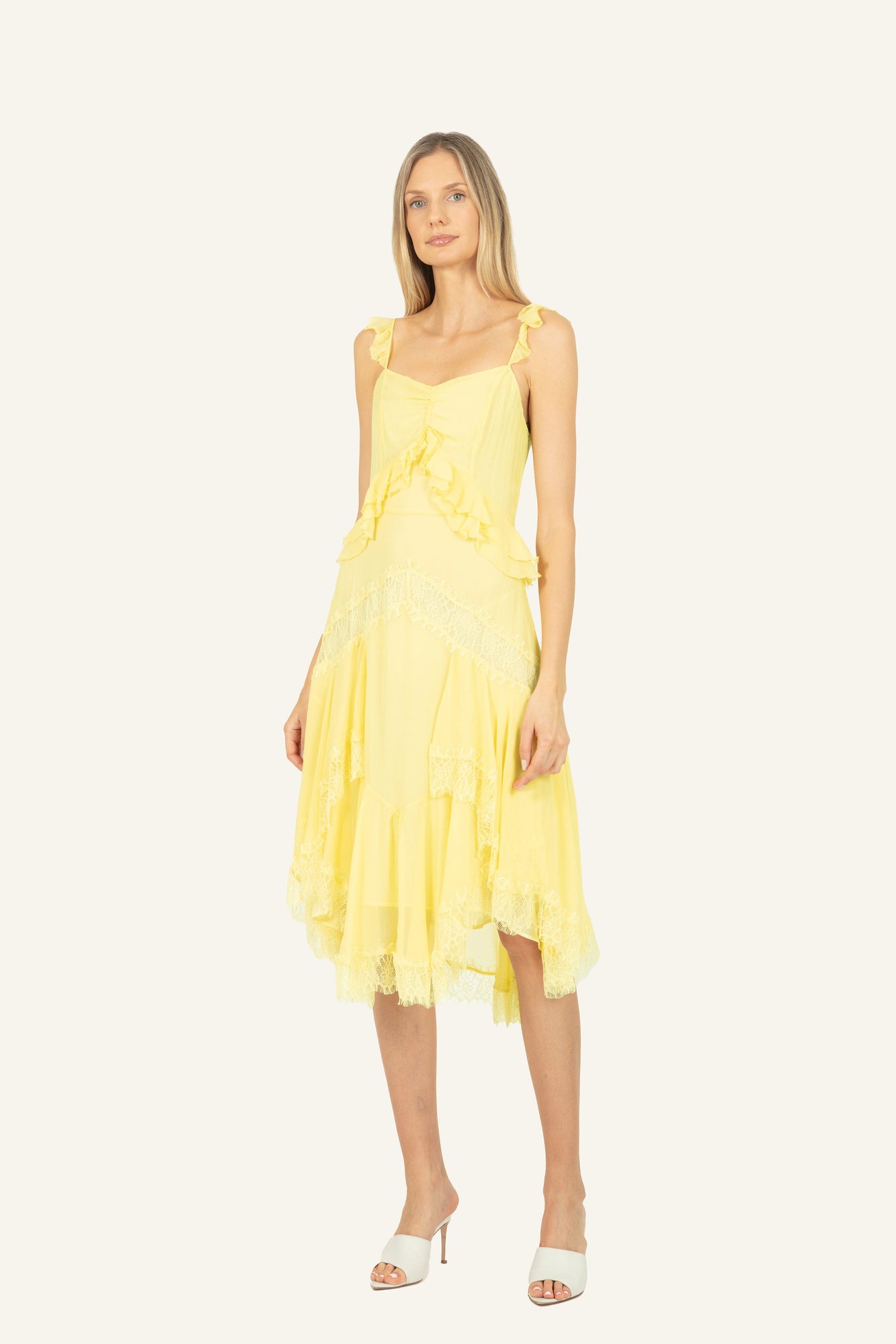 Lenore Midi Dress | Lemon Sorbet