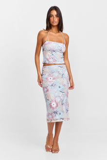 Atlas Midi Skirt | Sequin