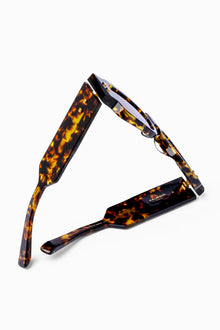Unisex | Olivier - III Sunglass | Spotted Havana - Gold | Dark Brown