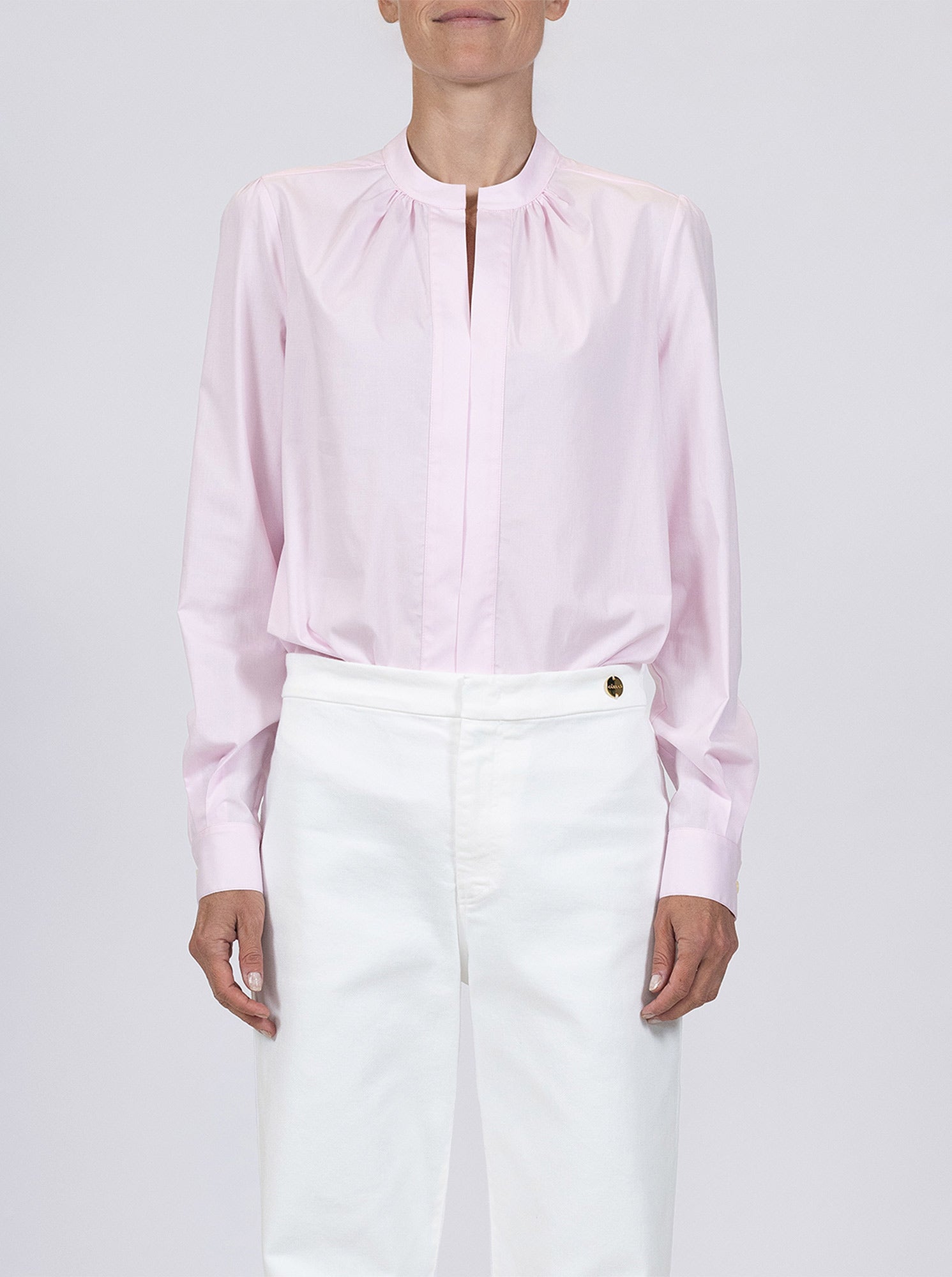 Olympia Long Sleeve Shirt | Pink