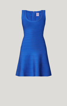 Fit And Flare Dress | Bright Blue