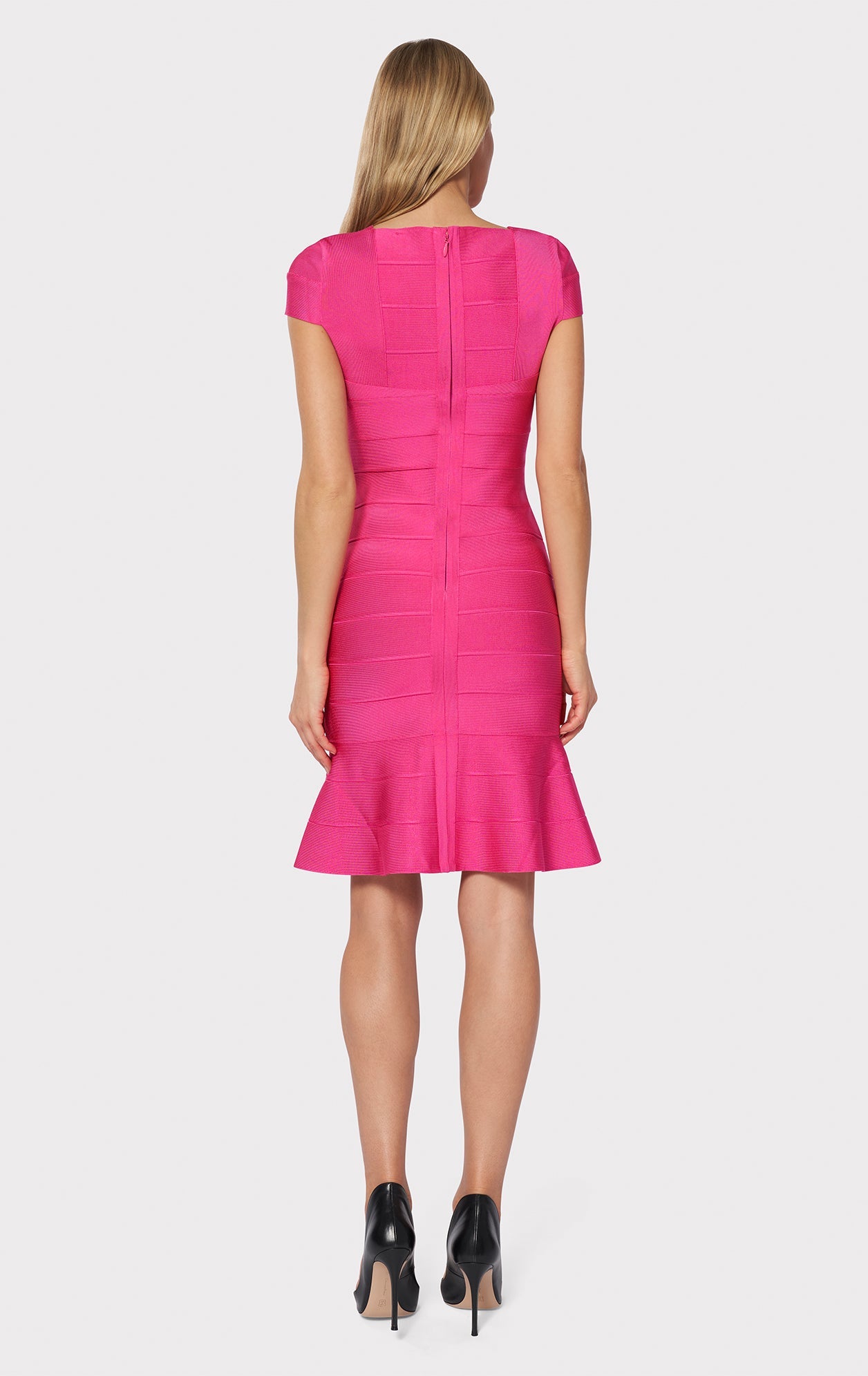 Cap Sleeve Bandage Dress | Hot Pink