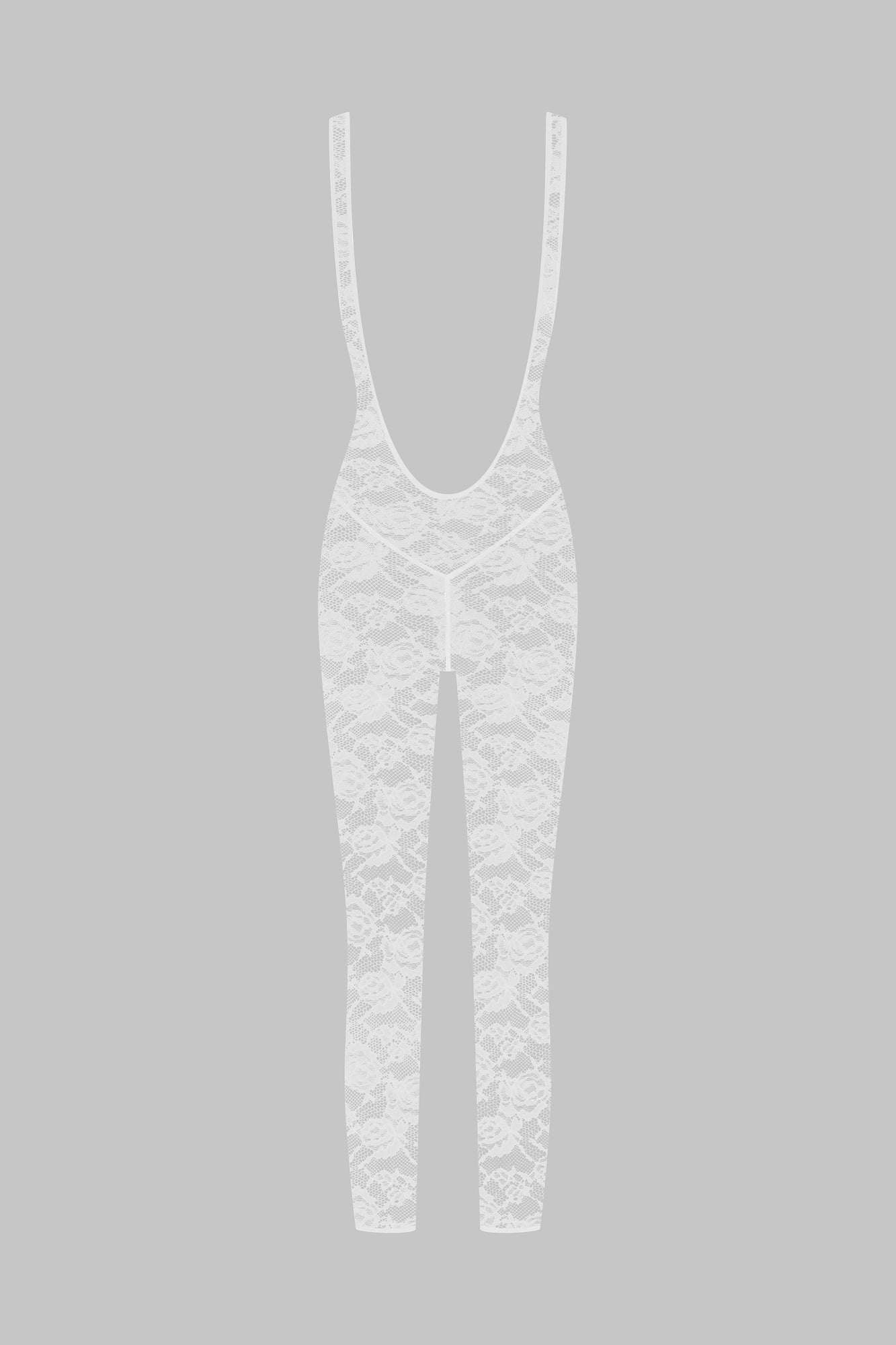 Backless Jumpsuit - Flashback | White