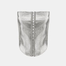 OW Collection ORION Croc Corset Corset 190 - Silver Croc