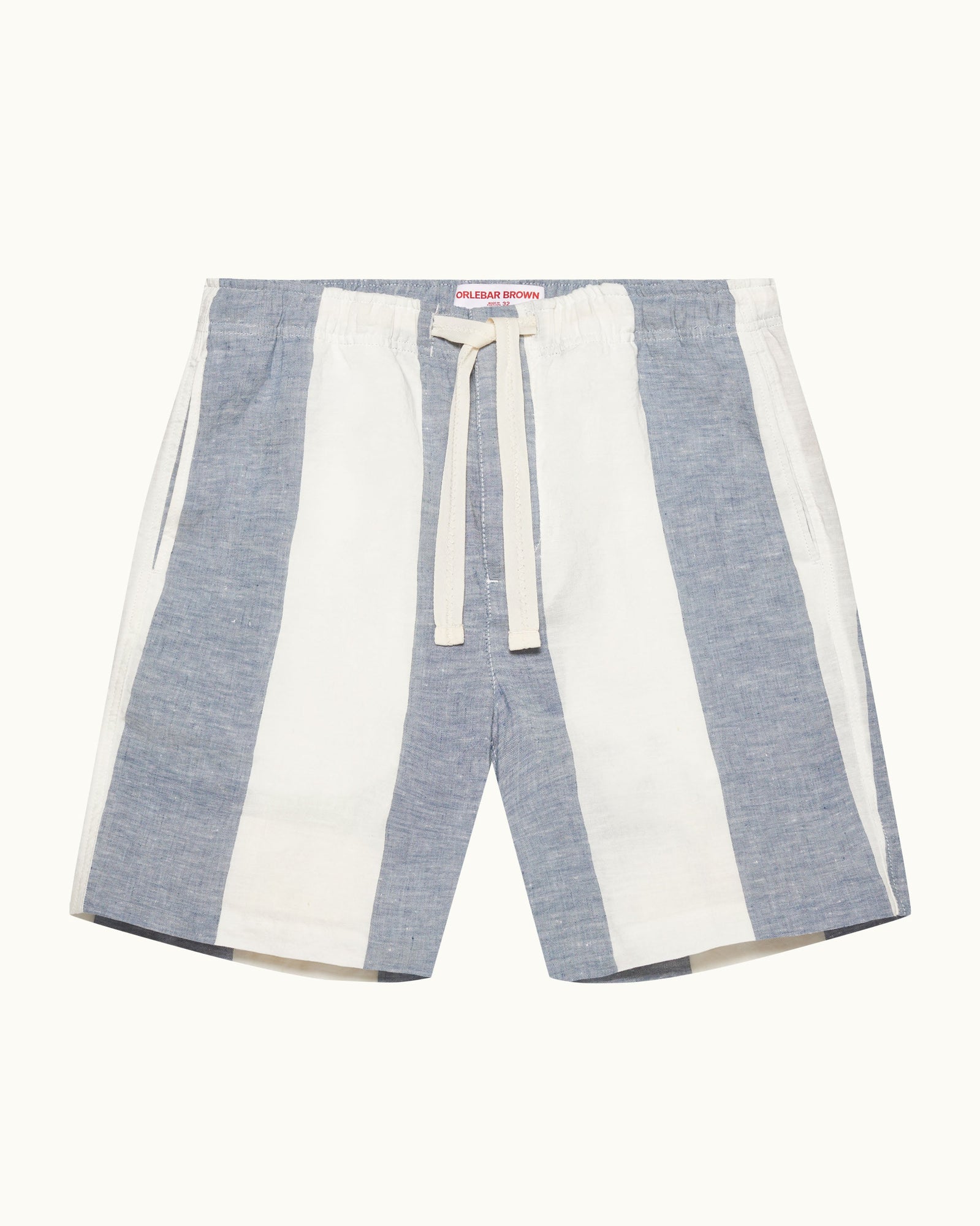 Men | Alex Short | Bergamo Blue/White Stripe