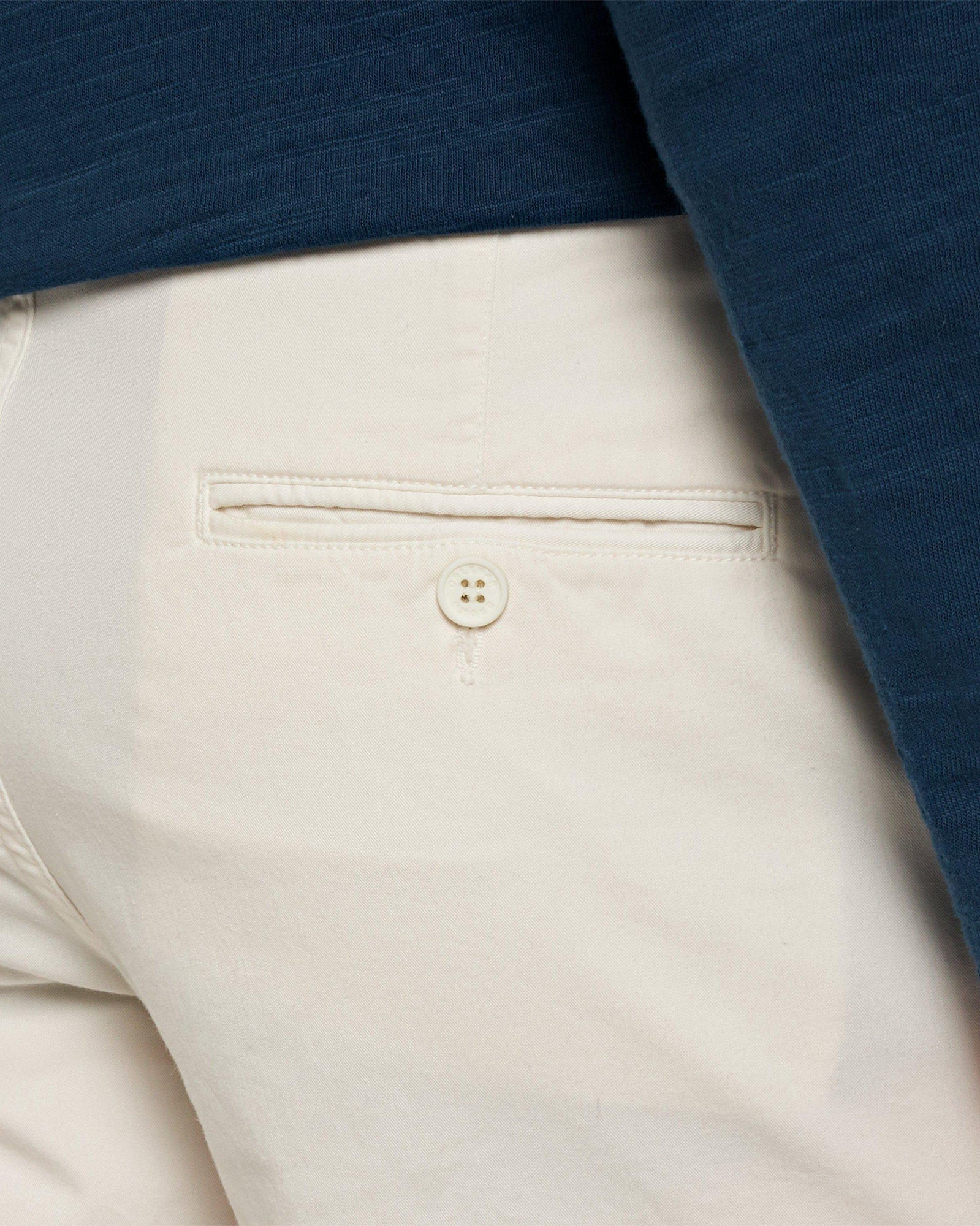 Men | Bulldog Cotton Twill Short | White Sand