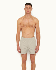 Cliff Grey Mid-Length Swim Shorts | Cliff Grey