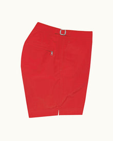 Bulldog Rescue Red Mid-Length Swim Shorts | Rescue Red