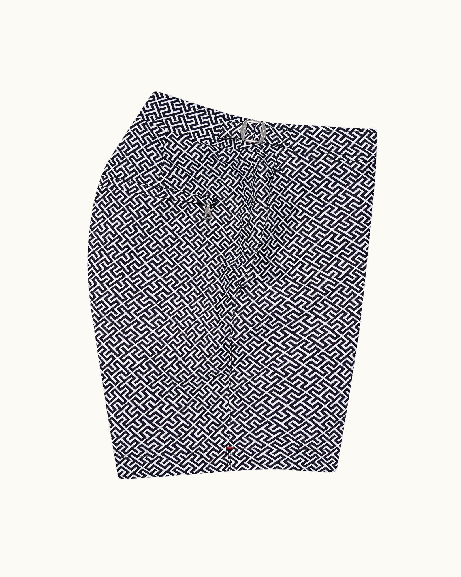 Bulldog Skydiver/Cloud Mid-Length Swim Shorts | Navy