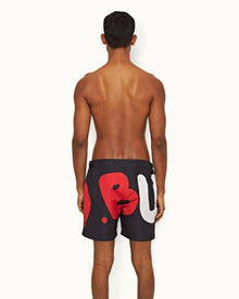 Night Iris O.BUOY Mid-Length Swim Shorts | Night Iris