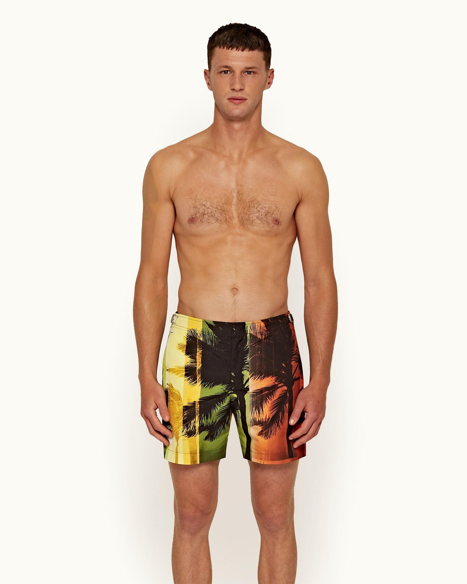 Bulldog Holding Sway Photographic Print Mid-Length Swim Shorts | Holding Sway