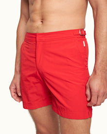 Bulldog Rescue Red Mid-Length Swim Shorts | Rescue Red