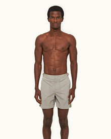 Seal Grey Ripstop Mid-Length Swim Shorts | Seal Grey